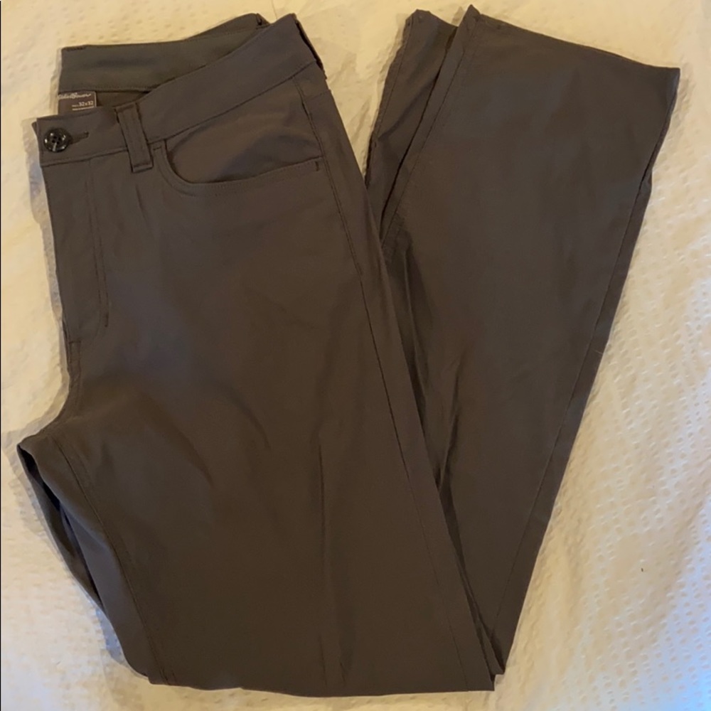 Eddie Bauer men’s 5-pocket nylon/spandex pants